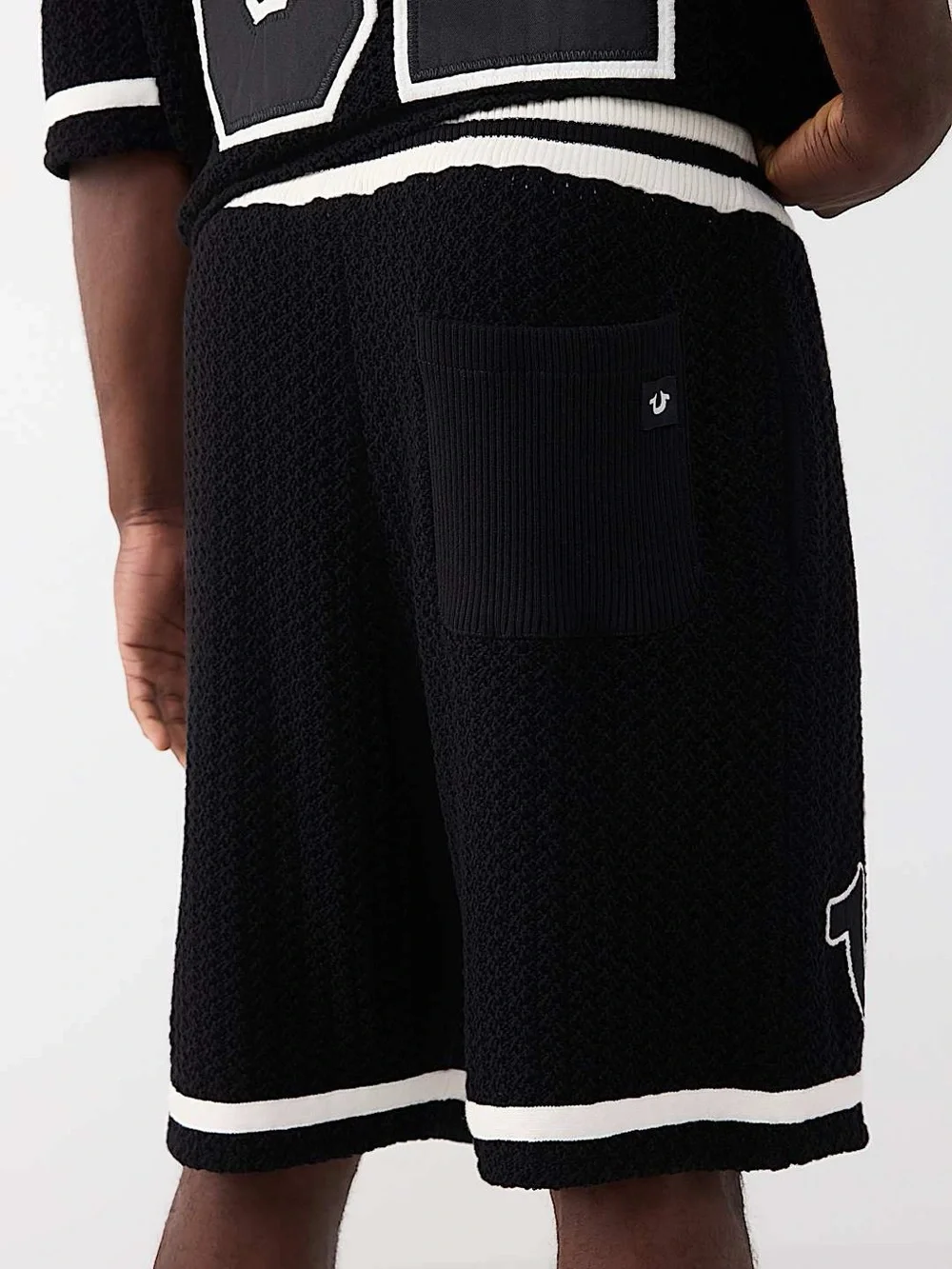 True Religion Open Knit Crochet Short